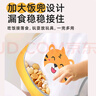 好伊貝（HOY BELL）寶寶圍兜輔食吃飯兜兒童罩衣防水反穿衣嬰兒圍嘴口水兜巾黃色 曬單實(shí)拍圖