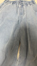 唐獅童裝女童牛仔褲夏秋季褲子薄款牛仔褲防曬戶(hù)外防蚊褲 淺藍 150 曬單實(shí)拍圖