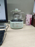 九陽(yáng)（Joyoung）0膠水凈萃全玻璃養(yǎng)生壺 燒水加快40% 燉煮恒溫泡茶壺電熱水壺辦公室1L迷你花茶壺WY104 綠色  曬單實(shí)拍圖