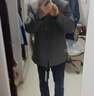 柒牌【白鴨絨】翻領(lǐng)羽絨服男暗格紋時(shí)尚休閑保暖外套 曬單實(shí)拍圖