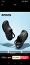 卡駱馳（CROCS）洞洞鞋貝雅男鞋女鞋輕便耐磨一腳蹬拖鞋休閑鞋|10126 黑色-001 36 /37(220mm) 曬單實(shí)拍圖