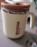 美廚（maxcook）316不銹鋼馬克杯水杯 保溫杯子帶蓋咖啡燕麥早餐茶杯450ml 焦糖棕 曬單實(shí)拍圖