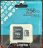 金士頓（Kingston）256GB TF（MicroSD）存儲(chǔ)卡 內(nèi)存卡U3 V30 A2 4K適配大疆Pocket 3/Action 5/無(wú)人機(jī)/運(yùn)動(dòng)相機(jī)/監(jiān)控 曬單實(shí)拍圖