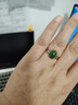 百年和田碧玉925銀活口可調節蛋面男女款戒指翡翠色菠菜綠 蝴蝶款 曬單實(shí)拍圖