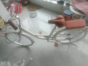 飛鴿（FLYING PIGEON）自行車(chē)成人通勤車(chē)自行車(chē)學(xué)生單車(chē)成人自行車(chē)通勤自行車(chē)女士自行車(chē) 標配奶油米|單速|(zhì)輻條輪+禮包 26寸適合160-185cm 曬單實(shí)拍圖