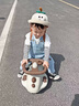 ANGI BABY兒童扭扭車1-3-6歲防側(cè)翻扭扭車可坐大人溜溜車搖搖車寶寶扭扭車 卡其色【藍(lán)牙+音樂(lè)+拖斗+推桿】 六一兒童節(jié)禮物扭扭車兒童車 曬單實(shí)拍圖