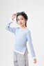 小豬彼特女童長(zhǎng)袖t恤兒童秋季洋氣假兩件打底衫2025新款女孩時(shí)髦韓版上衣T 19635淺藍(lán)色上衣 160 cm 曬單實(shí)拍圖