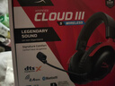 極度未知（HYPERX）颶風2升級款颶風3 頭戴式游戲電競耳機電腦耳麥 吃雞游戲耳機 適配三角洲行動 【颶風3S無線加強版黑紅】200h續(xù)航 頭戴式游戲耳機 曬單實拍圖