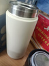 京東京造 保溫杯【茶水分離】男女士高檔大容量316L不銹鋼 雅致白500ml 曬單實(shí)拍圖
