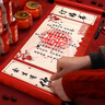 酷依寶訂婚書(shū)下聘書(shū)婚書(shū)卷軸中國(guó)風(fēng)手寫(xiě)復(fù)古大氣送日子結(jié)婚訂婚用品大全 曬單實(shí)拍圖