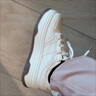 麓格立 小白鞋女百搭增高女鞋2025秋季松糕厚底板鞋新款學(xué)生休閑運動(dòng)鞋 小白鞋米白色 37 曬單實(shí)拍圖