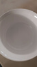錦鳯 純白骨瓷碗米飯碗湯碗景德鎮餐具家用陶瓷大面碗湯鍋高腳碗1個(gè)裝 6英寸面碗 曬單實(shí)拍圖