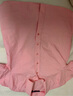 Navigare意大利小帆船純棉短袖襯衫女士夏季薄款透氣襯衣百搭通勤氣質(zhì)上衣 粉紅 XL 曬單實(shí)拍圖