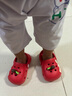 chedoir2025新款原創(chuàng  )蘋(píng)果兒童洞洞鞋夏季外穿女童男寶防滑親子包頭拖鞋 紅蘋(píng)果 14 cm內長(cháng)【適合腳長(cháng)約13.5-14】 曬單實(shí)拍圖