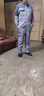 唯迪發(fā)春秋防靜電連體工作服套裝男 全棉阻燃防靜電長(cháng)袖連體勞保服定制 A-防靜電面料--藍灰配淺灰 L 曬單實(shí)拍圖