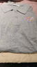 啄木鳥(niǎo)中老年純棉長(cháng)袖T恤女春秋2025新款洋氣減齡媽媽polo衫刺繡秋裝上 灰色 XL 100-120 曬單實(shí)拍圖