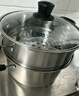 美的（Midea）蒸鍋304不銹鋼蒸煮兩用湯鍋饅頭包子家用蒸籠鍋禮品 曬單實拍圖