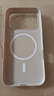 世詠（SHIYONG）適用蘋(píng)果17pro手機殼 iPhone17pro保護套Magsafe強磁吸充電全包超薄磨砂硬殼防摔高級男女 巖白色 曬單實(shí)拍圖