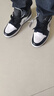 NIKE耐克Air Jordan 1 low AJ1黑白影子灰男款低幫休閑鞋 553558-040 40.5 曬單實(shí)拍圖