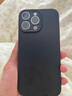 品勝 適用蘋果16Pro Max手機殼 iPhone16ProMax柔性液態(tài)殼全包防摔防磨防震親膚超薄保護套軟殼 黑色 曬單實拍圖