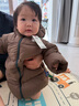 jnby by JNBY江南布衣嬰童長(cháng)款羽絨服冬男女童嬰兒YOAC11060 209/深棕 80cm 曬單實(shí)拍圖