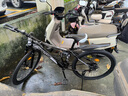 EG7山地自行車(chē)成人學(xué)生變速越野單車(chē)雙減震賽車(chē)26寸青少年男女 輻條【升級減震?超強承重】黑白 26寸21速【適合：160-180CM】 曬單實(shí)拍圖