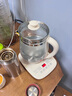 九陽(yáng)（Joyoung）0膠水養生壺 1.5L煮茶器 玻璃花茶壺 316不銹鋼燒水壺電熱水壺 WY301 曬單實(shí)拍圖