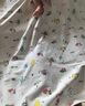 安可新 可洗隔尿墊【1條裝】嬰幼兒純棉護(hù)理墊防漏尿墊80*100cm動(dòng)物園款 曬單實(shí)拍圖