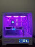 瓦爾基里（VALKYRIE）VK03 WHITE 白色 ATX 游戲電腦臺式機箱 支持360水冷 6.2吋觸摸屏 270°海景房 曬單實(shí)拍圖