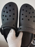 卡駱馳（crocs）經(jīng)典云朵Clog女沙灘洞洞鞋涼拖鞋206750 黑色  38  曬單實(shí)拍圖