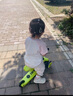 酷騎兒童滑板車(chē)二合一多功能童車(chē)重力轉向靜音1-5歲生日禮物經(jīng)典綠 曬單實(shí)拍圖