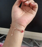 珍尚銀四葉草銀手鏈女生生日禮物女士女款輕奢高端首飾實(shí)用送女友S925 四葉草手鏈-紅瑪瑙 曬單實(shí)拍圖