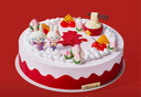 元祖（GANSO）12號福壽綿綿鮮奶蛋糕1700g 生日蛋糕同城配送當日送達動(dòng)物奶油 曬單實(shí)拍圖
