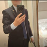 帛府【免燙抗皺】2025新款商務(wù)西服套裝男修身職業(yè)正裝高檔男士西裝 藏青色【兩件套】 西服+褲子 175A 曬單實拍圖