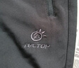 探拓（TECTOP）沖鋒褲男加絨保暖防風(fēng)軟殼褲登山徒步褲 男款黑色 L 曬單實(shí)拍圖