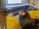 高漫M8數位板可連接手機手繪板 電腦繪圖板電子繪畫板智能手寫板 曬單實拍圖