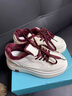 大東女士踩屎感厚底小白鞋女2025新款秋冬加絨真皮防水學(xué)生運動(dòng)板鞋休閑鞋 酒紅色加棉 加絨 37 曬單實(shí)拍圖