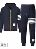TB湯姆潮牌衛衣衛褲套裝帥氣男女穿搭秋季時(shí)尚四道杠休閑百搭一套 【深藍色】 L 2碼 曬單實(shí)拍圖