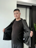 七匹狼  SEPTWOLVES飛行員夾克男2025款休閑春秋百搭翻領(lǐng)外套高端男裝帥氣青年爸爸裝 2366黑色 常規(guī) L 建議體重105-120斤 曬單實(shí)拍圖