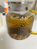 京東京造 涼水壺 耐熱耐高溫玻璃冷水壺茶水分離泡茶杯1.2L 曬單實(shí)拍圖