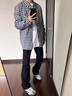 凌泊胖子柳葉彎刀牛仔褲男腿粗屁股大修飾腿型褲子顯高顯瘦直筒微喇褲 黑色升級(jí)款 高品質(zhì) 5XL (195) 200至220斤可穿 曬單實(shí)拍圖