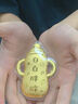 中國珠寶寶寶奶瓶黃金999足金片投資金鈔嬰兒新生兒百天一周歲生日禮物 金重約0.3g【白白胖胖奶瓶】 曬單實(shí)拍圖