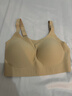 幸棉秀場(chǎng)同款 粉底液內衣女無(wú)尺碼文胸方領(lǐng)無(wú)痕不透背心胸罩隱形夏 隱形膚（背心款） 均碼 F(A-C杯/底圍70-80CM) 曬單實(shí)拍圖
