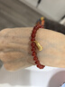 周大福中國風(fēng) 優(yōu)雅大方 紅玉髓手鏈 16.25cm EOV1七夕情人節(jié)禮物 曬單實(shí)拍圖