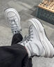 匡威（Converse）Run Star厚底夾心增高銀灰色反光鞋帶男女復(fù)古休閑帆布鞋/A12445C 銀灰色高幫A12445C 36 (220mm) 曬單實(shí)拍圖