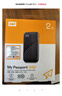 西部數(shù)據(jù)（WD）2TB NVMe 移動(dòng)固態(tài)硬盤（PSSD）My Passport隨行SSD type-c接口 1050MB/s 手機(jī)直連筆記本兩用外接 曬單實(shí)拍圖