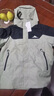 G.DUCKKIDS品牌童裝女童羽絨服內(nèi)膽兒童沖鋒衣三合一外套女孩冬裝中大童衣服 粉紫色 120cm 曬單實拍圖