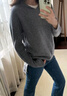 無(wú)印良品（MUJI）女式柔軟針織前開(kāi)睡衣套裝女士家居服女款女裝25年秋季 FD32CC5A 煙熏粉色 S -M 上裝160/84A 下裝160/66A 曬單實(shí)拍圖