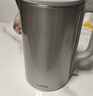 蘇泊爾（SUPOR）2.2升大容量 電熱水壺燒水壺開(kāi)水壺電水壺煮水壺 全鋼無(wú)縫內膽 316L不銹鋼 1800W大功率 SW-22J01A 曬單實(shí)拍圖