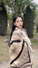 恒源祥秋冬民族風(fēng)旅游保暖仿羊絨圍巾厚款空調披肩外搭女2026新款大方巾 GSJ-100-咖啡色130*128cm 曬單實(shí)拍圖